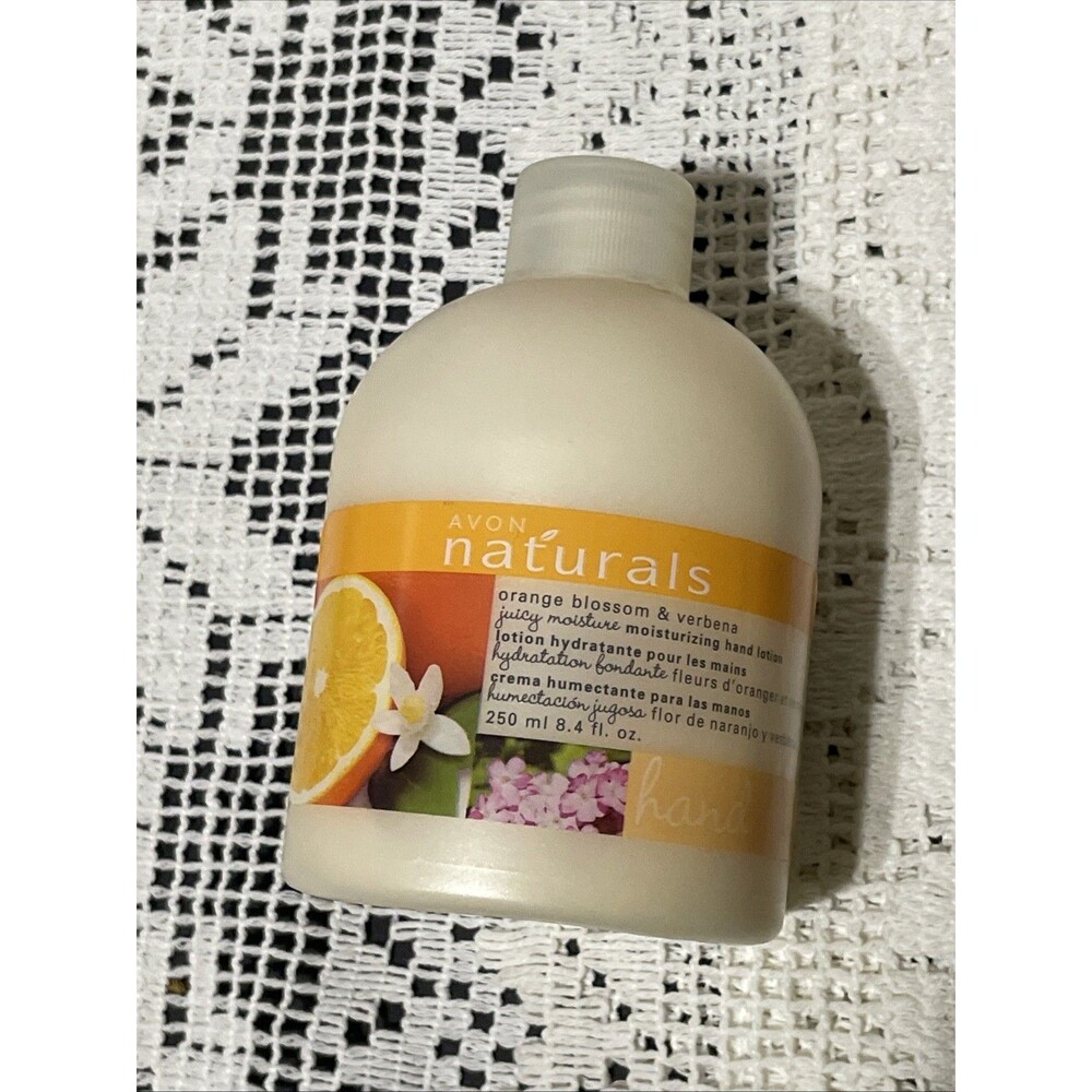Avon Naturals Orange Blossom & Verbena Moisture Hand Lotion 8.4 fl oz